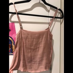 Nasty Gal Shimmery Pink Tank